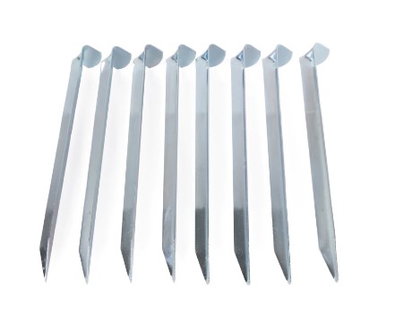 Piquets de tente angle 8 pièces