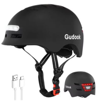 Casque de vélo pour adulte GUDOOK avec éclairage