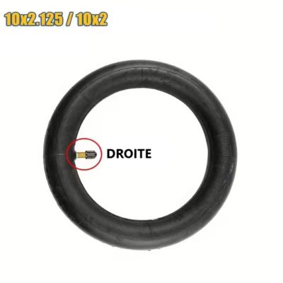 Chambre à air 10 x 2.125 valve DROITE